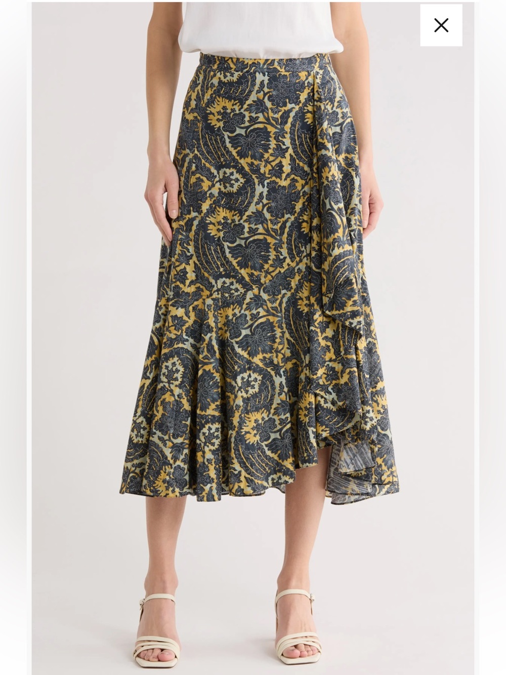 Ulla Johnson Sabina Faux Wrap Skirt